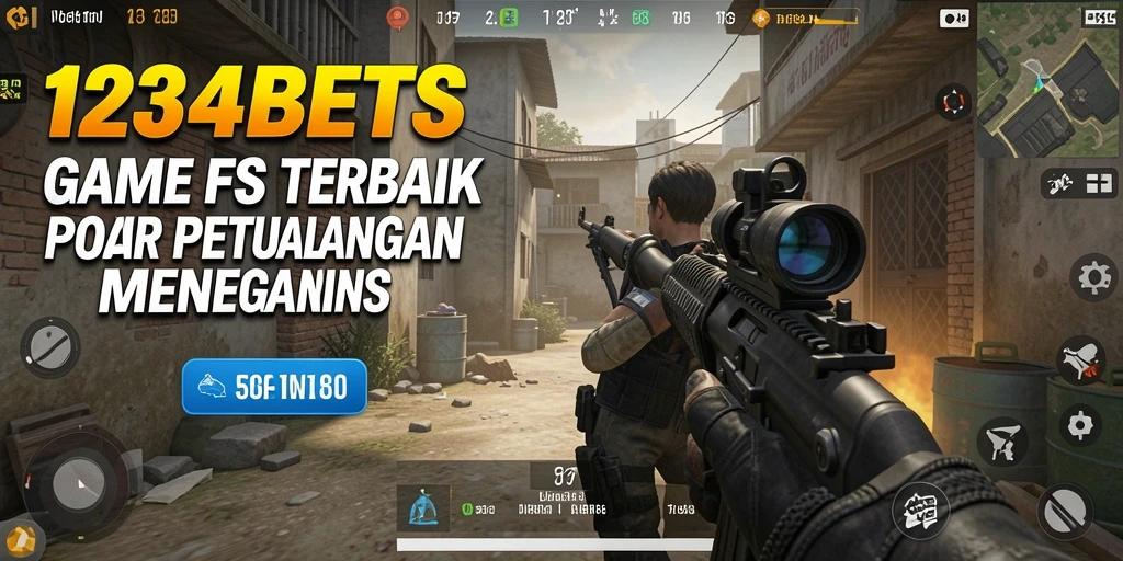 Tampilan gameplay menegangkan di 1234BETS saat pertempuran intens.