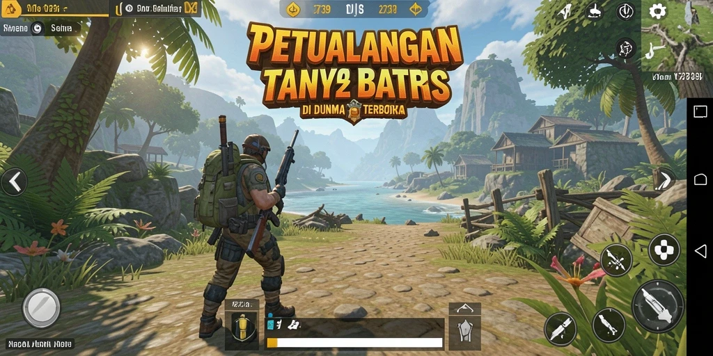 Screenshot gameplay yang menampilkan keindahan dunia Open World.
