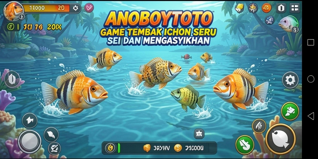Tampilan gameplay seru dari ANOBOYTOTO saat menangkap ikan.