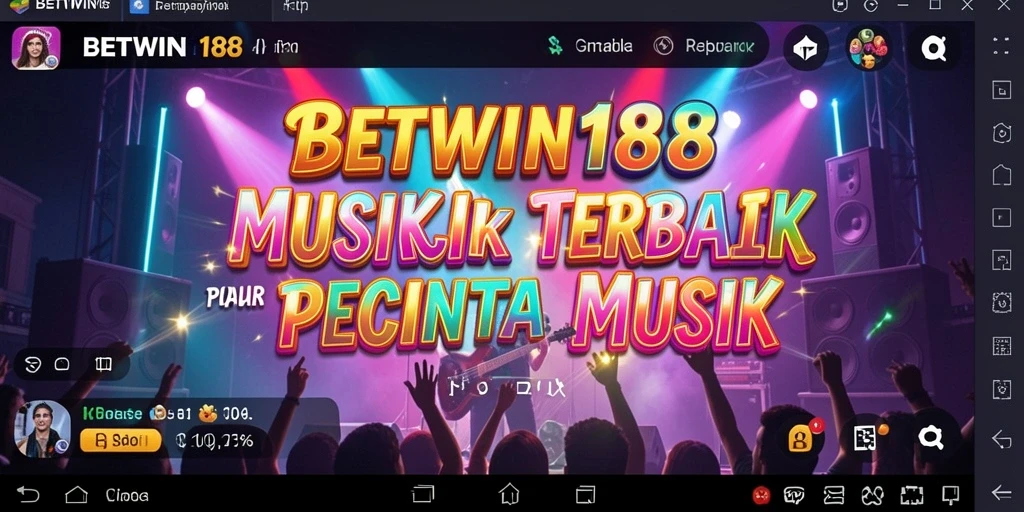 Screenshot GAMEPLAY BETWIN188 menampilkan aktivitas permainan musik yang seru.