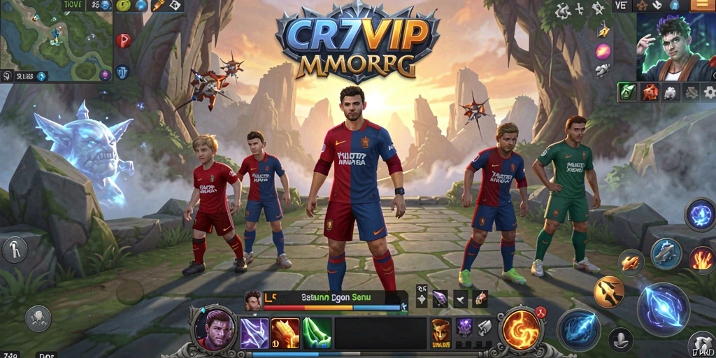 Tangkapan layar dari gameplay seru CR7VIP yang menampilkan pertarungan epik.
