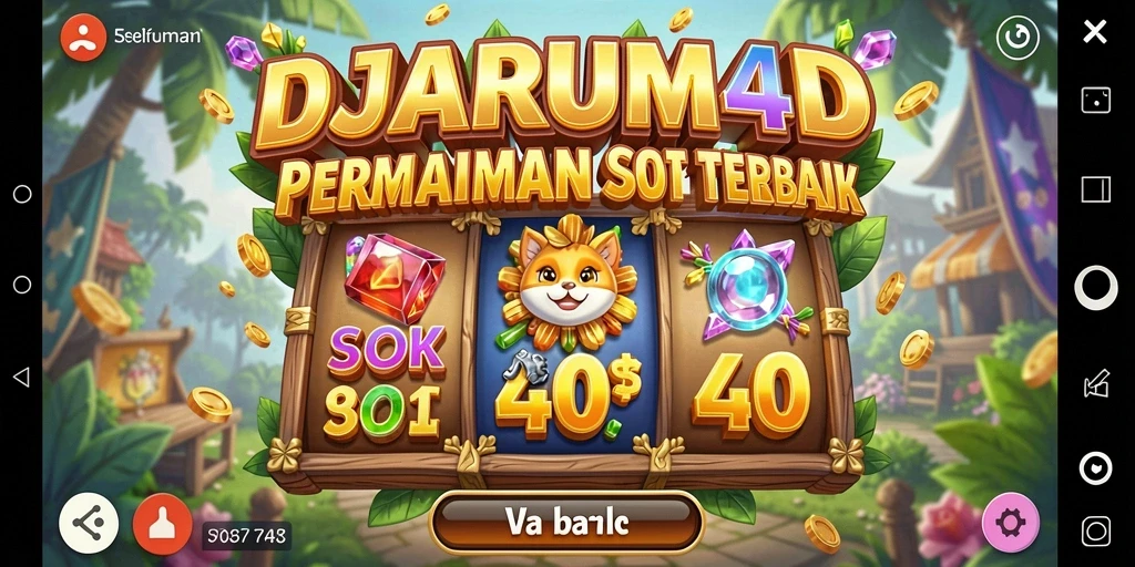 Screenshot utama DJARUM4D menampilkan gameplay Slot yang mengasyikkan.