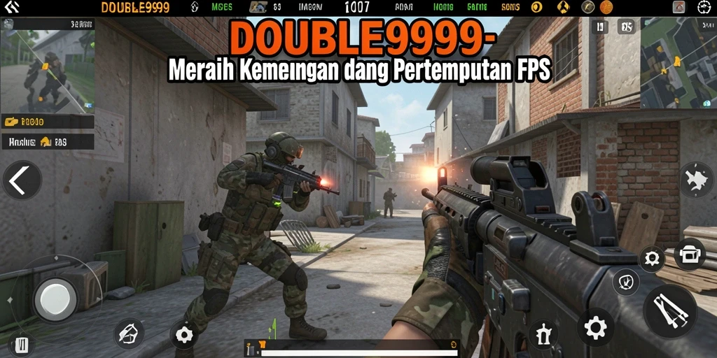 Gameplay intens penuh aksi dalam DOUBLE999.