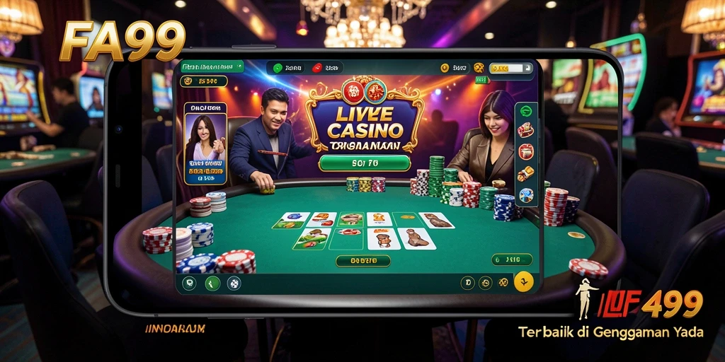 Gameplay menarik dari FA99 dengan dealer langsung yang profesional.