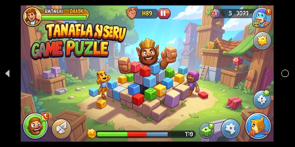 Tampilan gameplay H89 yang menantang dan penuh warna.