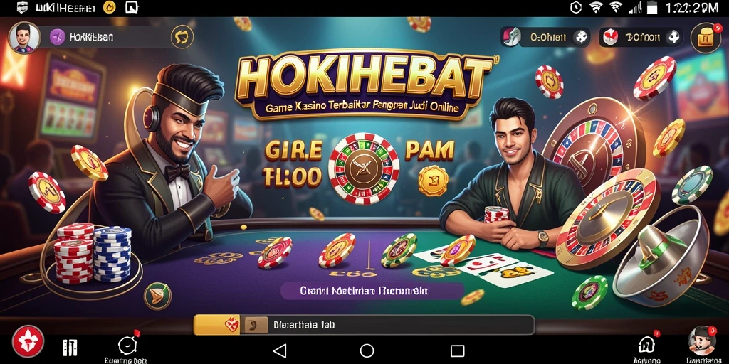 Screenshot HOKIHEBAT menampilkan gameplay seru dengan grafis yang menawan.