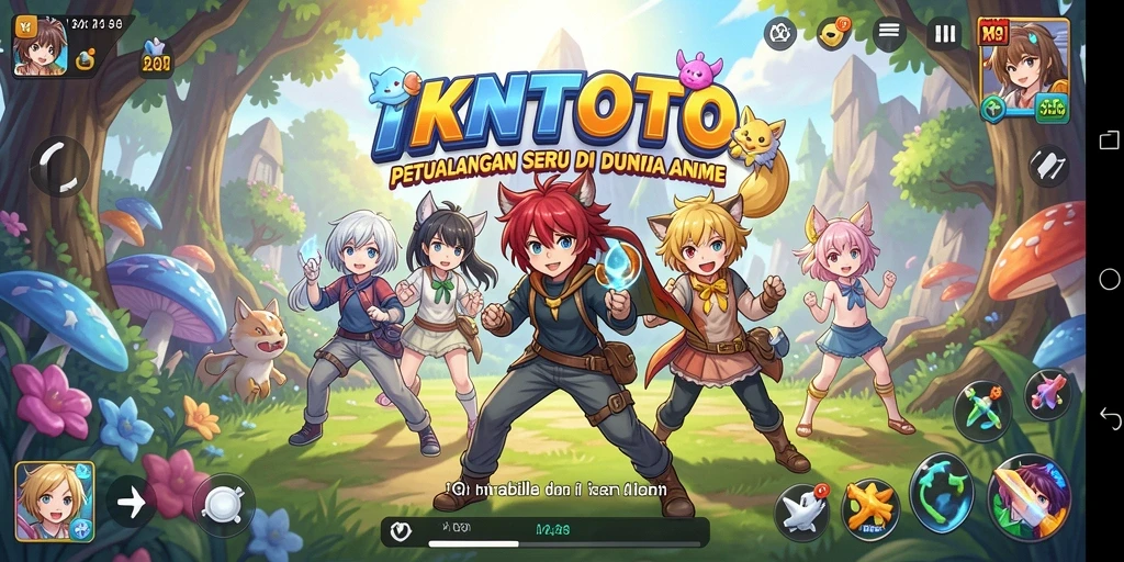 Tampilan gameplay menarik dari game Anime IKNTOTO.