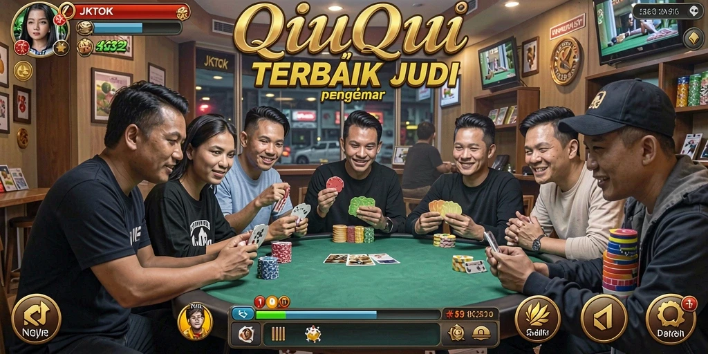 Tampilan gameplay QiuQiu di JKTOK yang menarik dan interaktif.