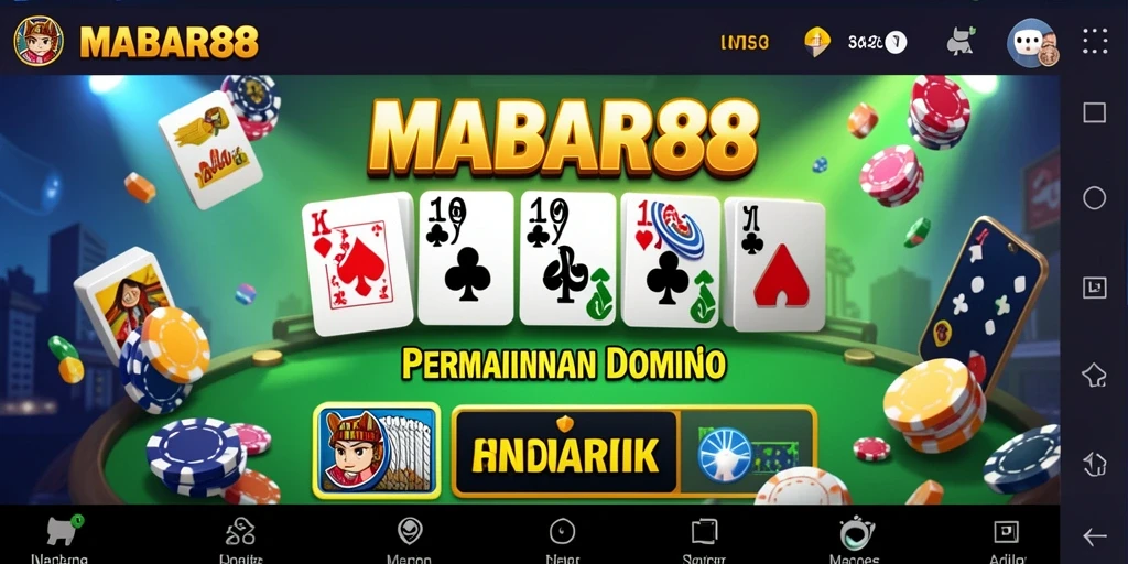 Tampilan menarik dari gameplay Domino di MABAR88.
