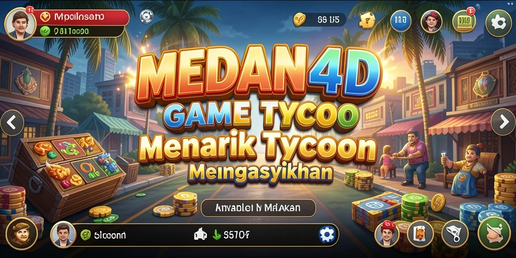 Tampilan menarik dari gameplay Tycoon di MEDAN4D.