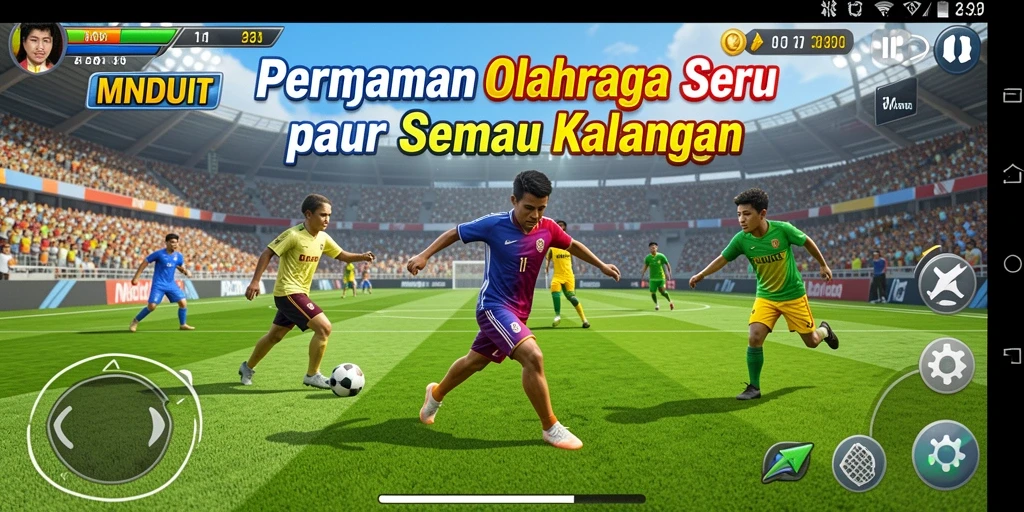 Screenshot gameplay MNDUIT dengan grafik berkualitas tinggi.