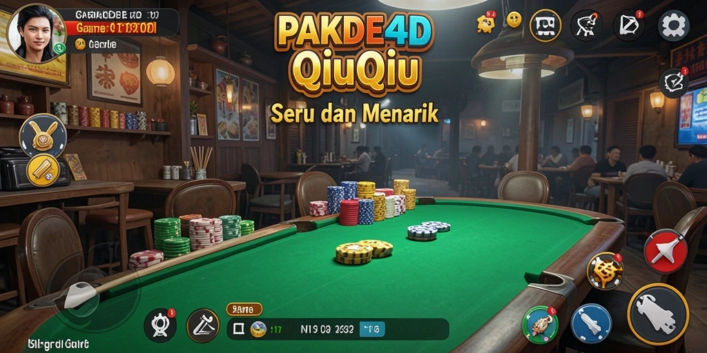 Tampilan gameplay QiuQiu yang seru dan mendebarkan.