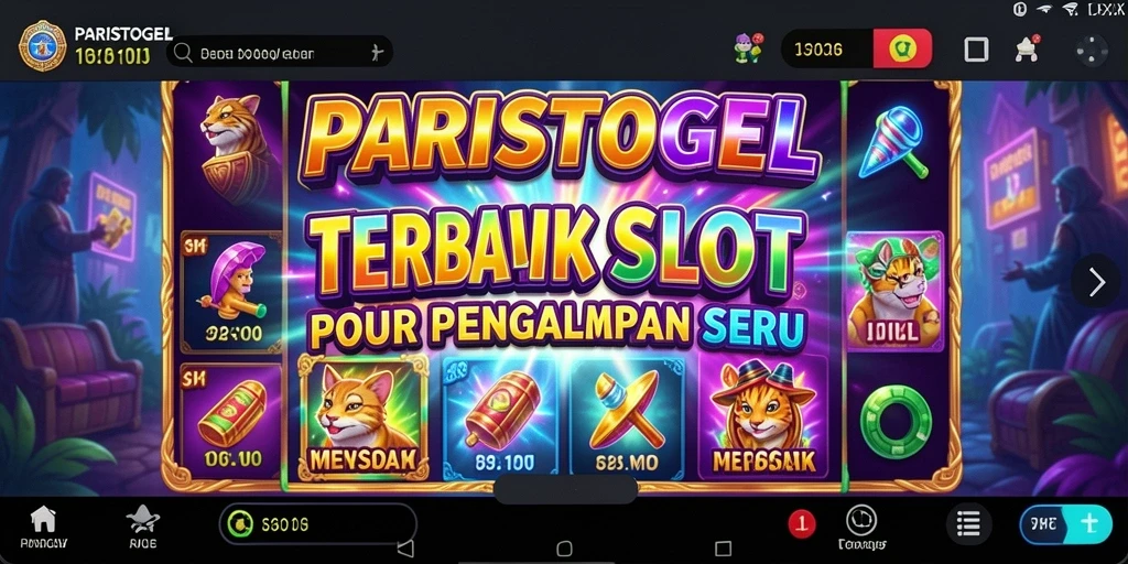 Tangkapan layar menunjukkan gameplay mendebarkan dari PARISTOGEL.