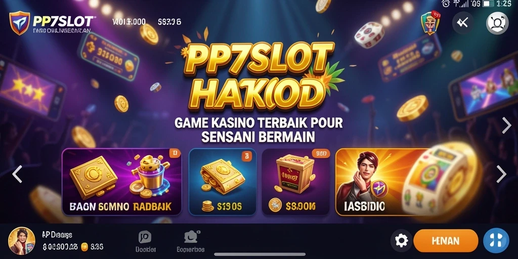 Screenshot PP7SLOT menampilkan gameplay seru dari permainan slot yang menarik.