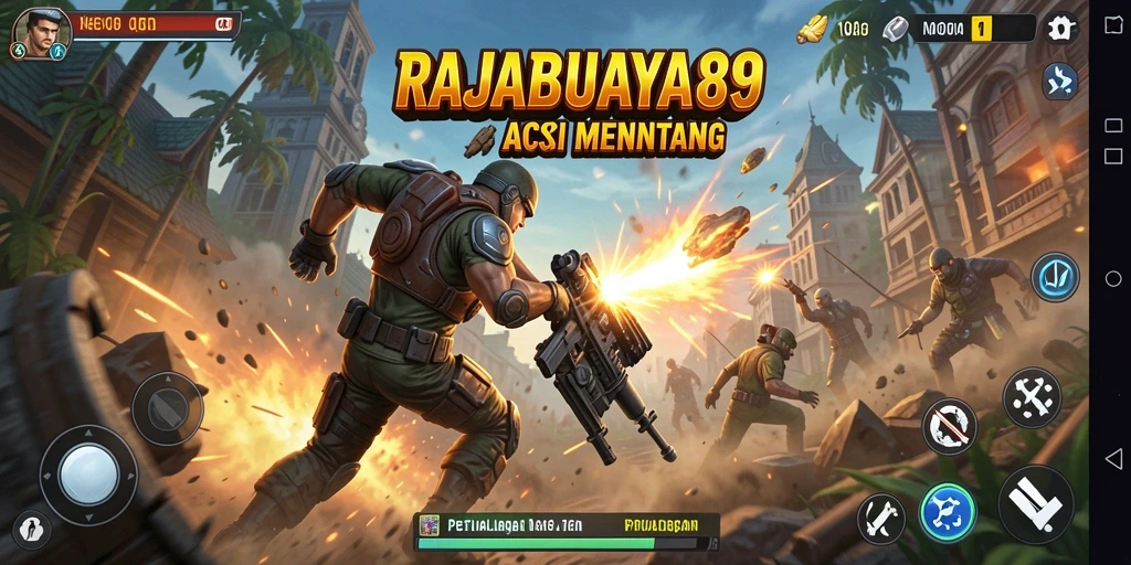 Tangkapan layar RAJABUAYA89 menampilkan aksi seru dalam permainan.