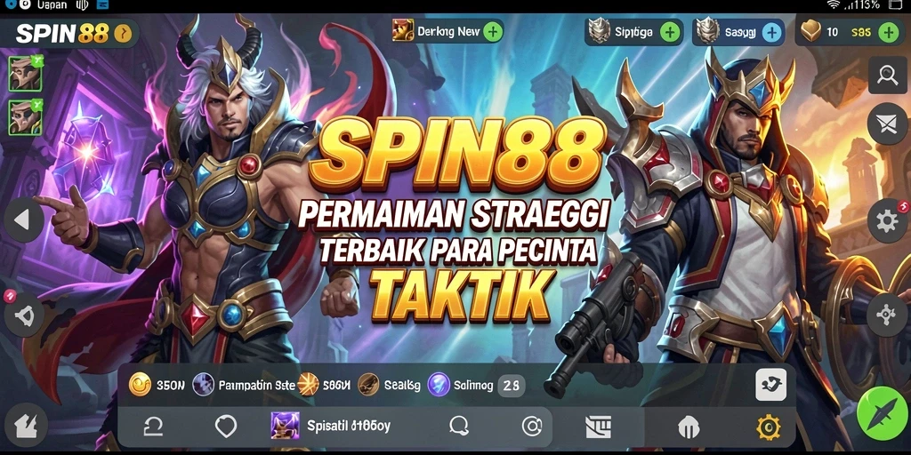 Tampilan gameplay SPIN88 yang penuh strategi dan tantangan.