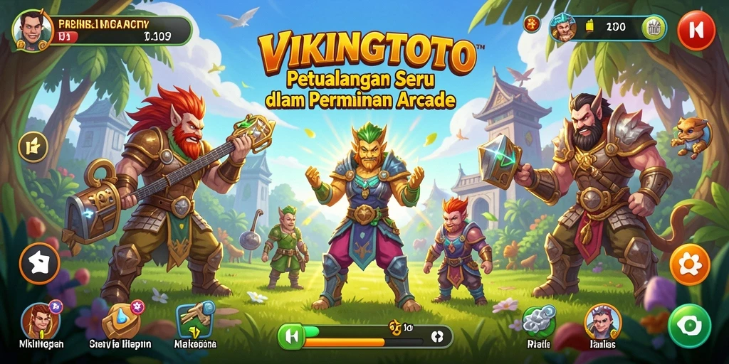Tampilan menakjubkan dari gameplay VIKINGTOTO yang seru.