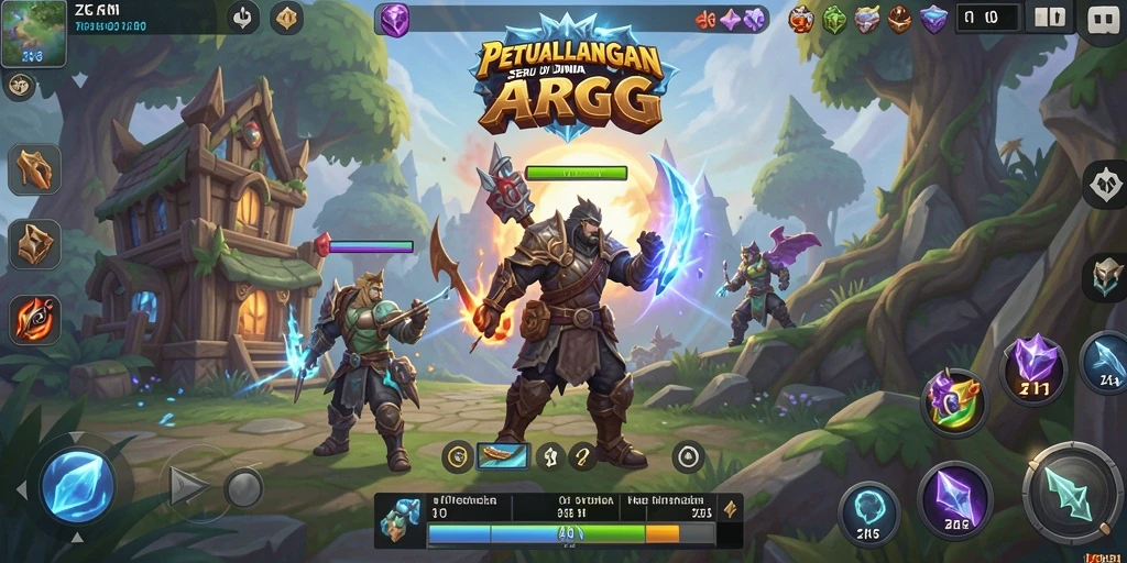 Gameplay ARPG ZK6 dengan pertarungan epik dan eksplorasi dunia.